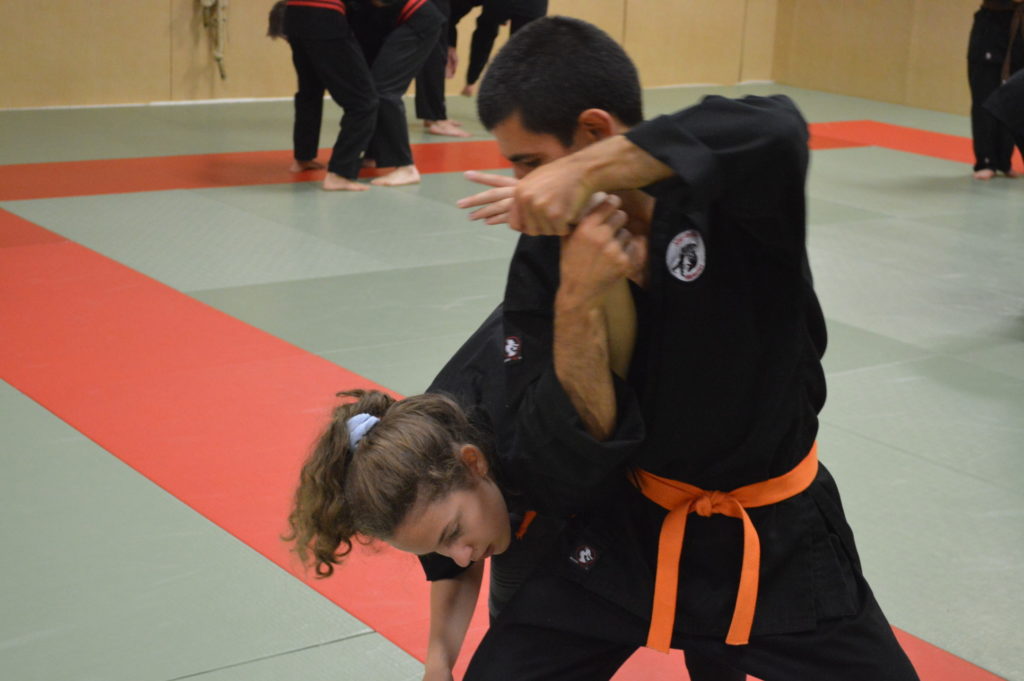 Entrainement adulte, Défense avec clé