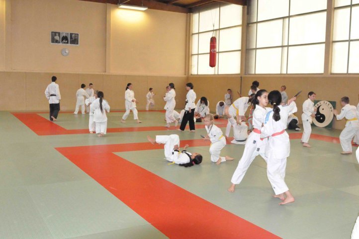 Entrainement enfant, défense contre couteau