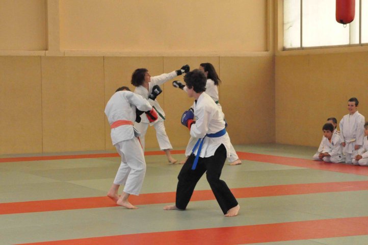 Entrainement enfant, boxe